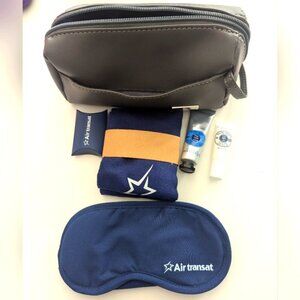 Bundle Of 2 Air Transat Travel Kit Eye Mask L' Occitane Toiletries - New